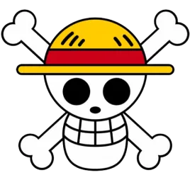 Logo de l'équipage principal de One Piece, nommé les chapeaux de paille.